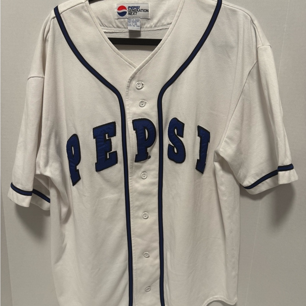 VTG 90s Pepsi generation next baseball jersey